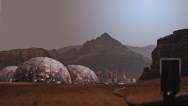 Governor of Martian Colonies announces an Orion outpost on Mars